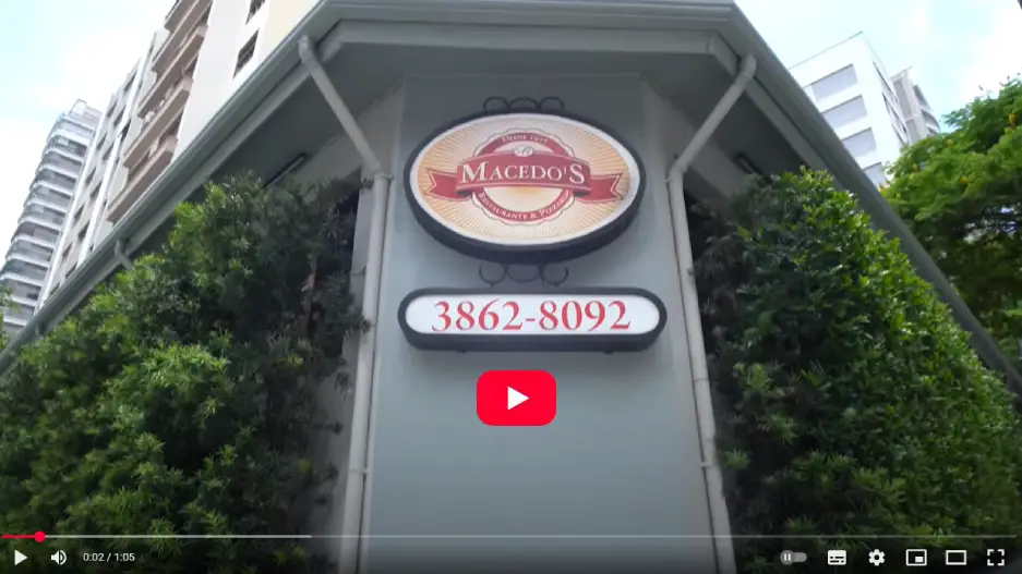 Clique para assistir ao vídeo do Macedos Restaurante Vídeo do Macedos Restaurante